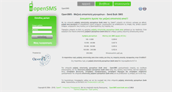 Desktop Screenshot of opensms.gr